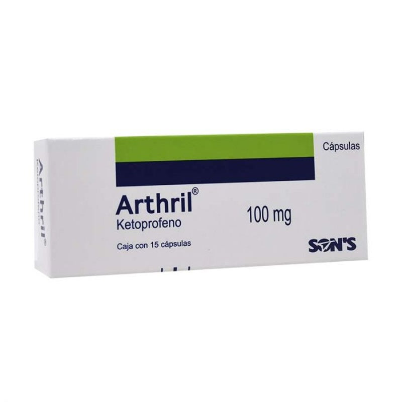 Ketoprofeno 100 Mg Con 15 Capsulas Arthril