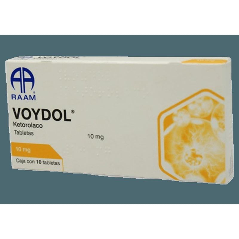 Ketorolaco 10 Mg Con 10 Tabletas Voydol