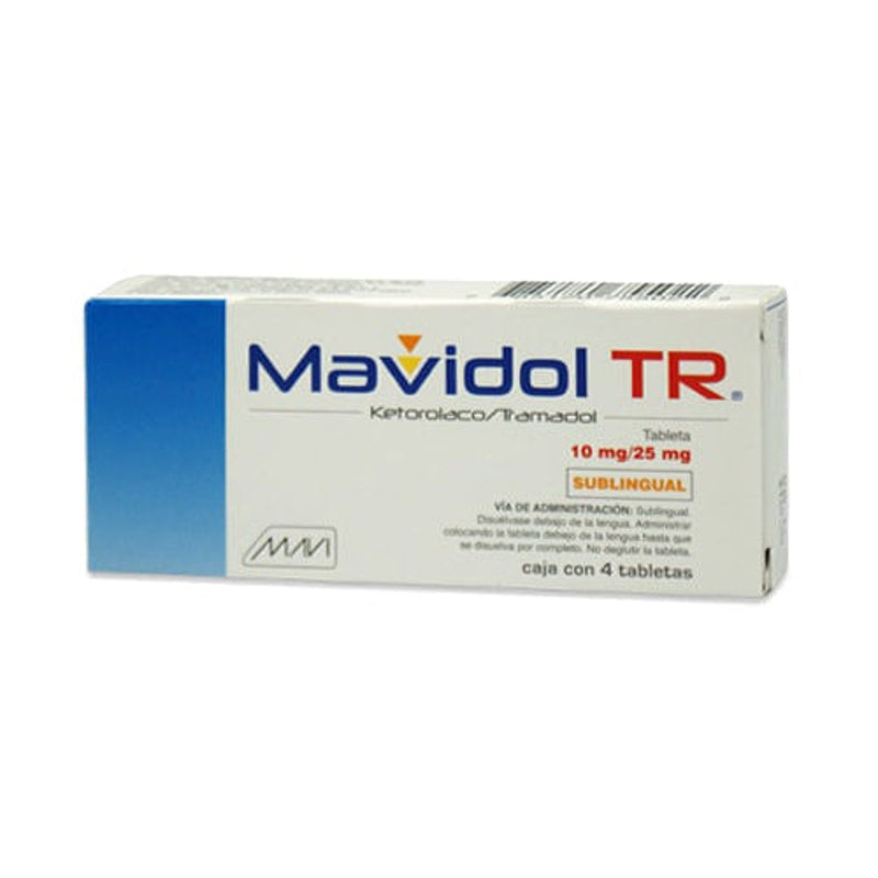 Ketorolaco / Tramadol 10 / 25 Mg Con Tabletas Sub Mavidol Tr