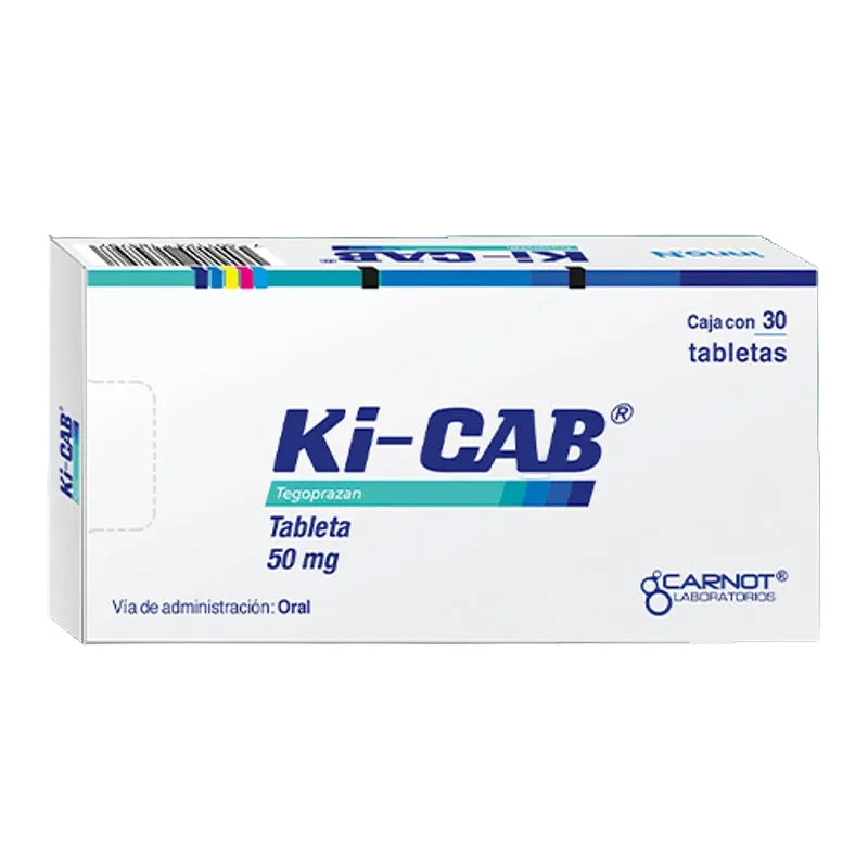 Ki Cab 50 Mg Con 30 Tabletas