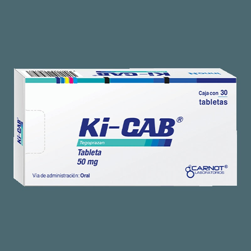 Ki Cab 50 Mg Con 30 Tabletas