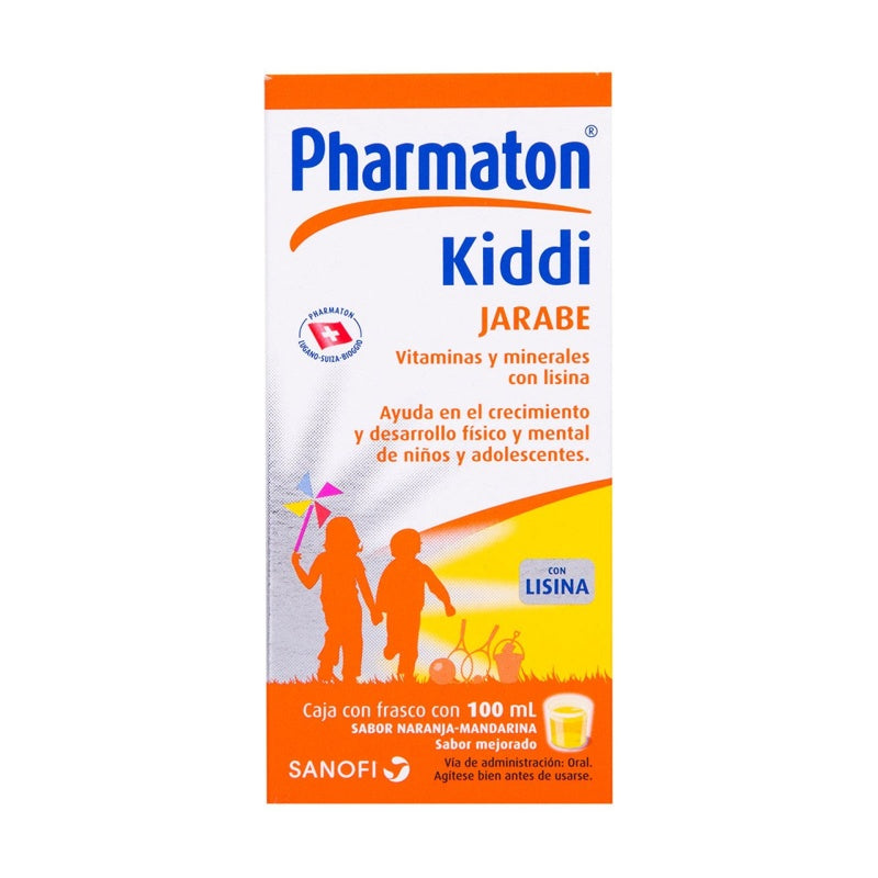Kiddi Pharmaton Naranja Mand 100 Ml Jarabe Suplemento Alimenticio
