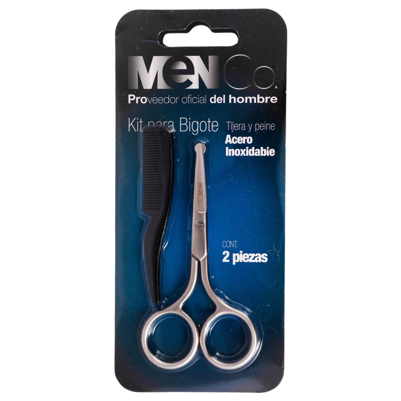 Kit Parabigote Men Co Ace Inox 2 Piezas