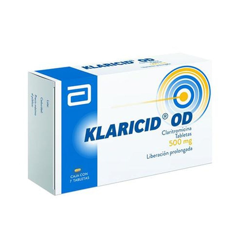 Klaricid Od 500 Mg Con 7 Tabletas