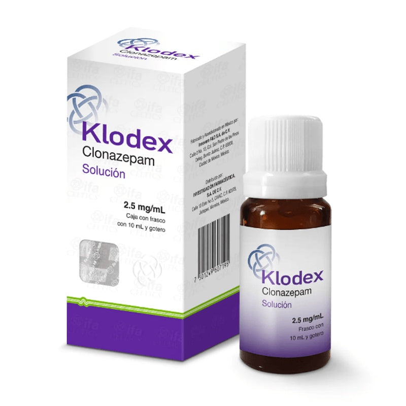 Klodex 2.5 Mg / Ml 10 Ml Solución
