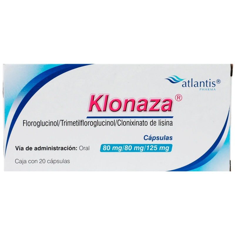 Klonaza 80 / 80 / 125 Mg Con 20 Capsulas 0029