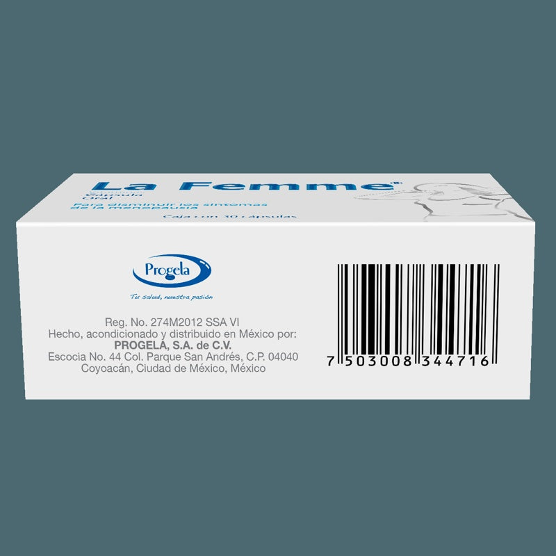 La Femme 30 Capsulas Suplemento Alimenticio