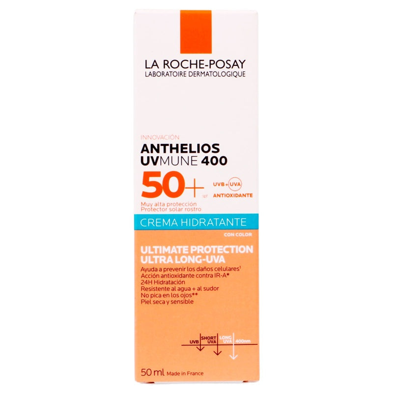 La Roche-Posay Anthelios Uvmune 400 Crema Color Spf50+ 50 Ml