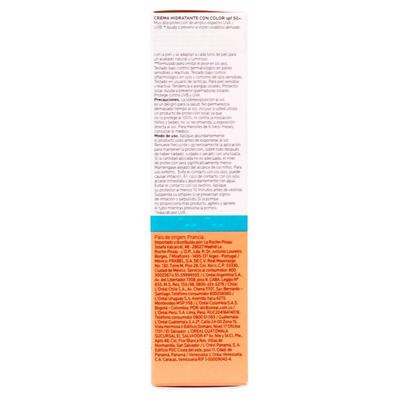 La Roche-Posay Anthelios Uvmune 400 Crema Color Spf50+ 50 Ml