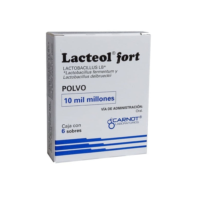 Lacteol Fort 340 Mg 6 Sobres
