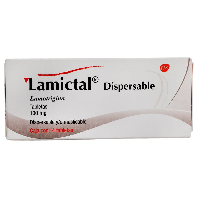 Lamictal 100 Mg Con 14 Tabletas Disper