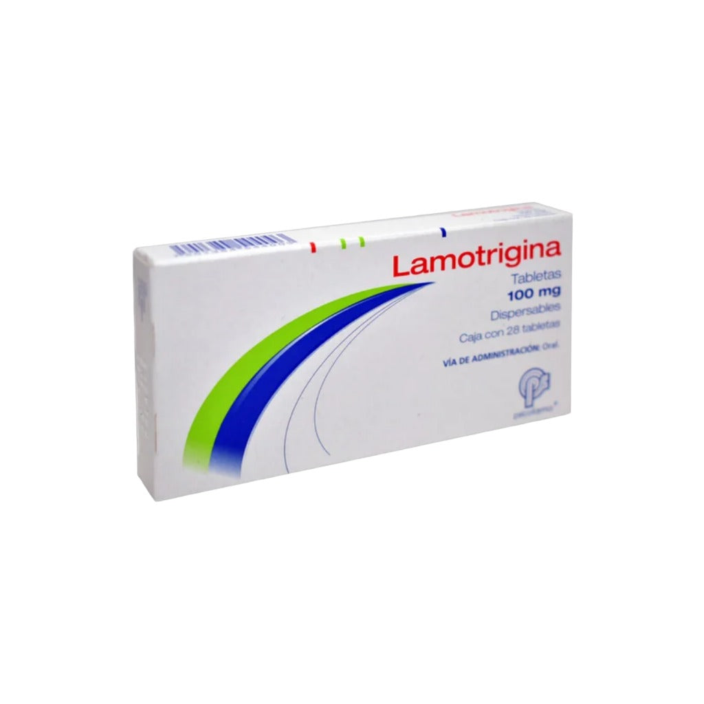 Lamotrigina 100 Mg Con 28 Tabletas Disp Alpharma 7501384544003