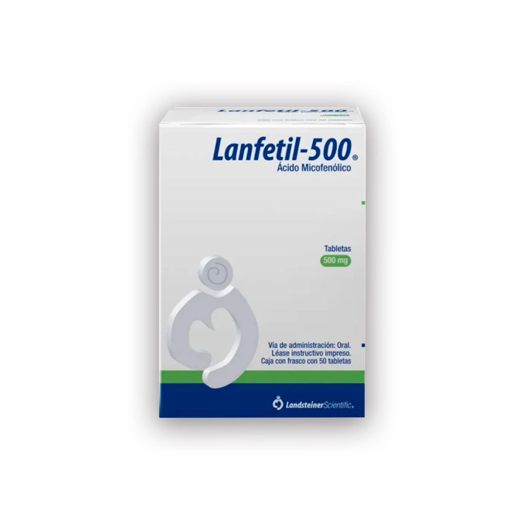 Lanfetil 500 500 Mg Con 50 Tabletas 7502225093438