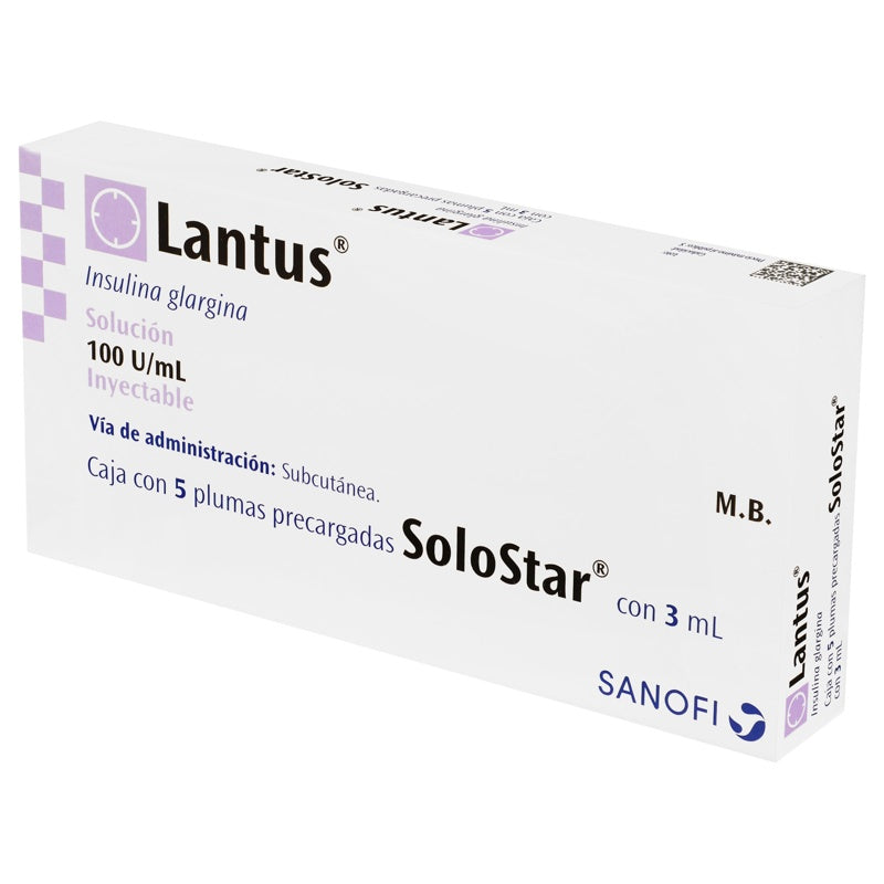 Lantus Solución Ostar 100Ui / Ml 3 Mlx5 Cart