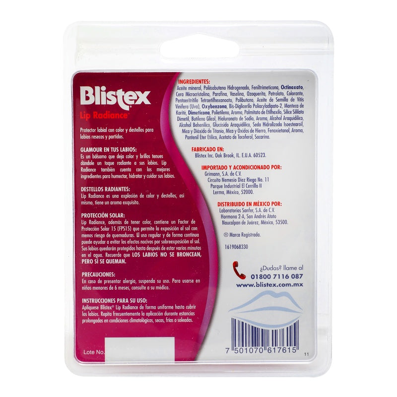 Lapiz Labial Blistex Lip Radianc 3.7 G 7501070617615
