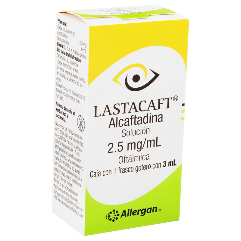 Lastacaft 2.5 Mg / Ml 3 Ml Naranja Gotas