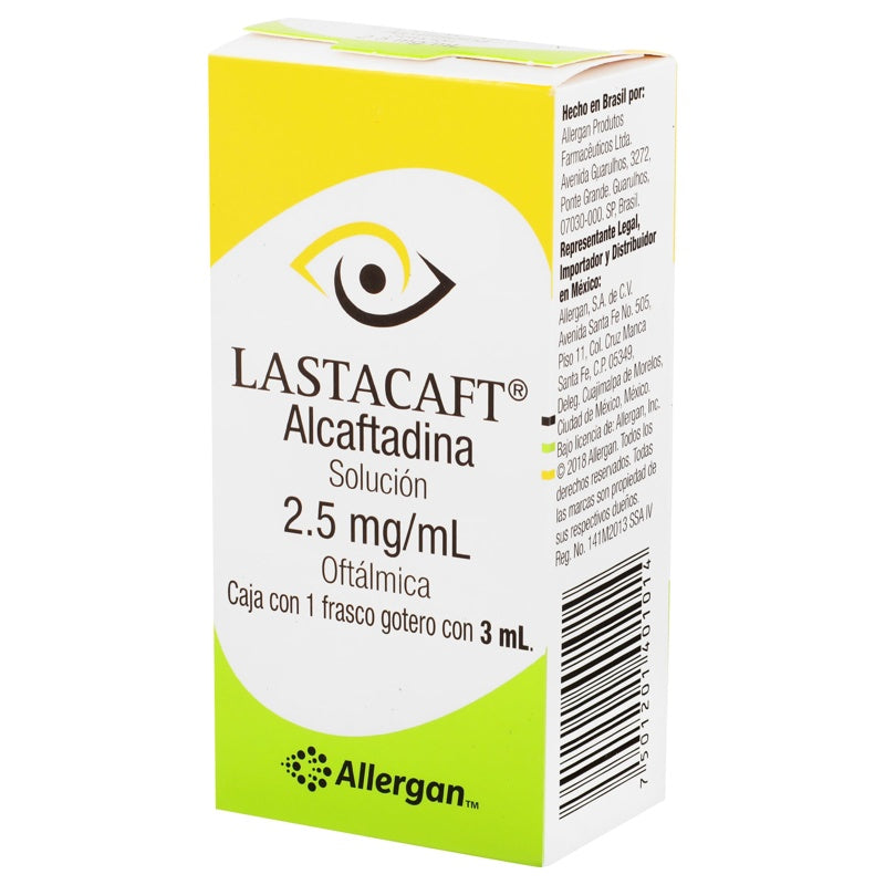 Lastacaft 2.5 Mg / Ml 3 Ml Naranja Gotas