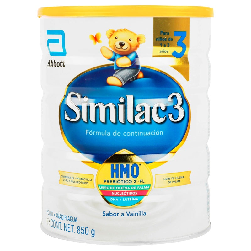 Leche En Polvo Similac 3 Lata Con 850 G 7501033958847