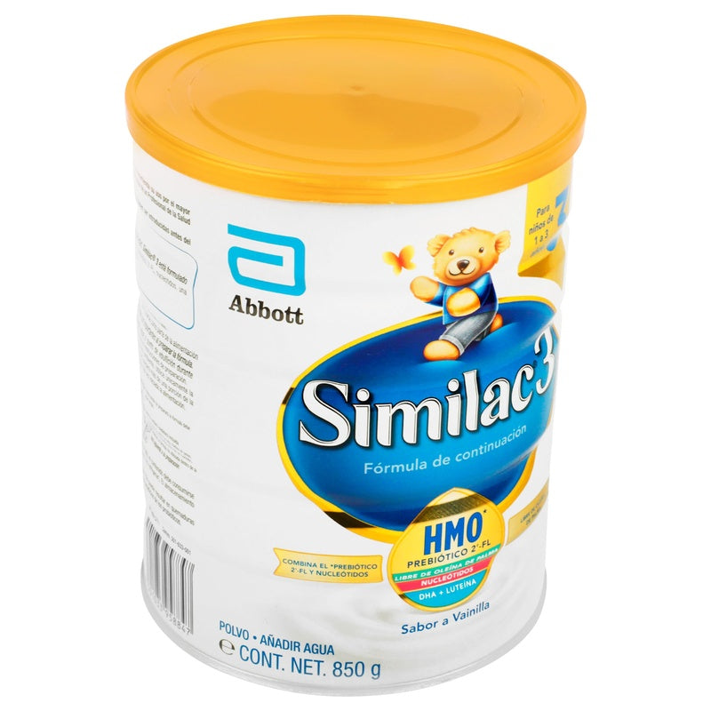 Leche En Polvo Similac 3 Lata Con 850 G 7501033958847 perfil 4