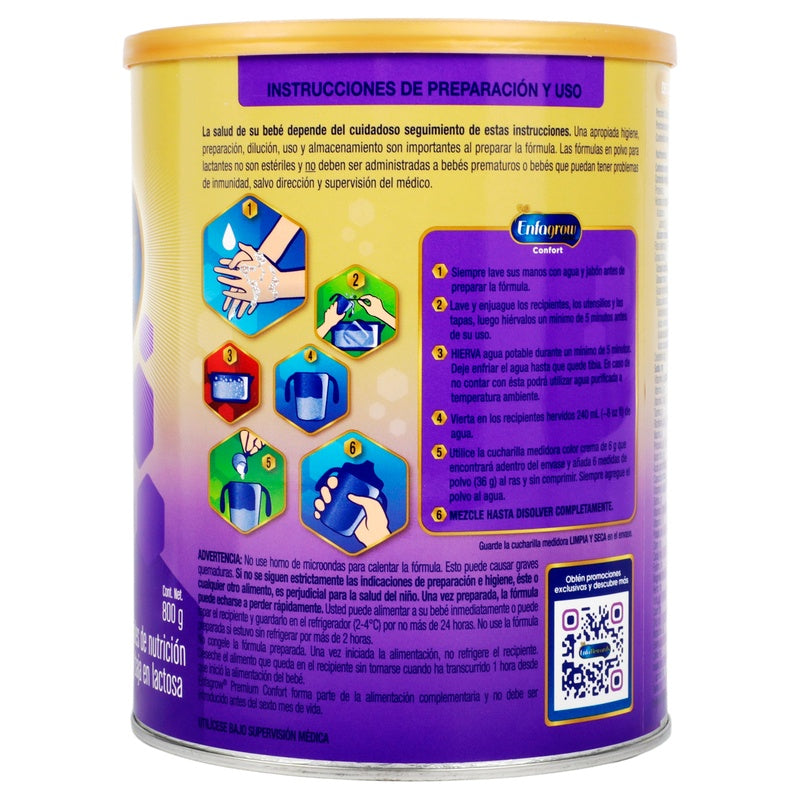 Leche Enfagrow 2 Premium Confort 800 G 7506205813733 perfil 8