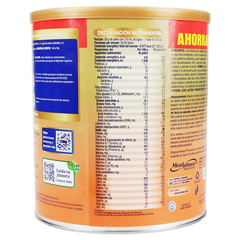 Leche Enfagrow 3 Premium Proment 1500 G 7506205811418 perfil 3