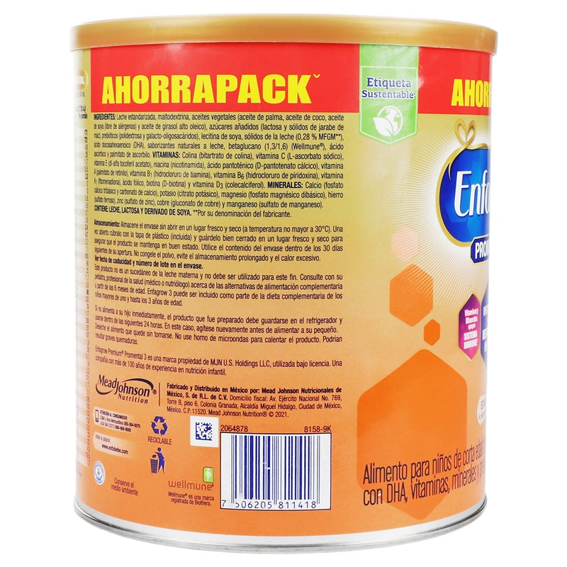 Leche Enfagrow 3 Premium Proment 1500 G 7506205811418 perfil 4