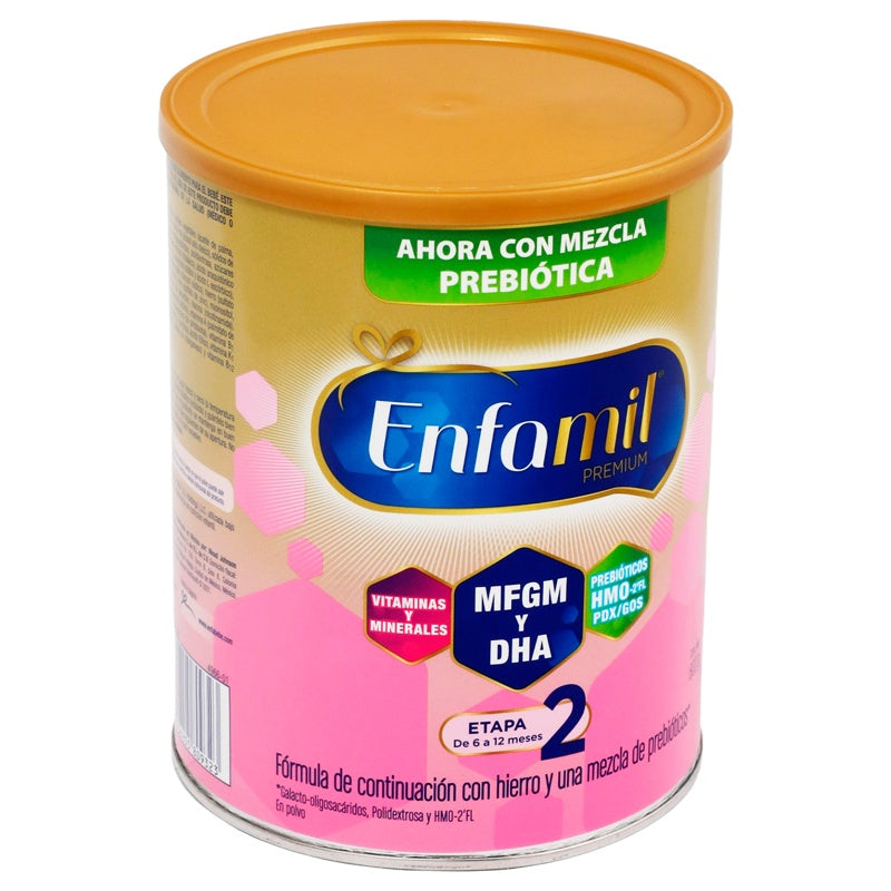 Leche Enfamil 2 Premium 6 A 12M 800 G Polvo