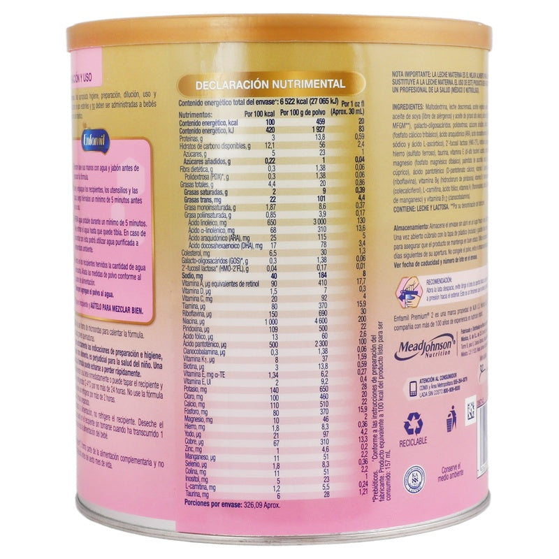 Leche Enfamil 2 Premium Mfgm 1500 G 7506205813290 perfil 2