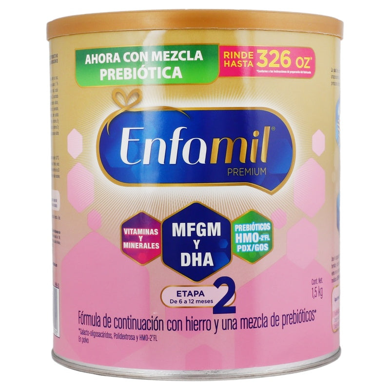 Leche Enfamil 2 Premium Mfgm 1500 G 7506205813290