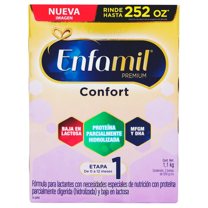 Leche Enfamil Confort 0 A 12M 2Bsas 550 G 7506205811630