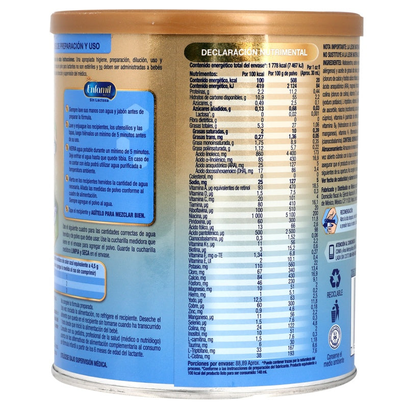 Leche Enfamil Premium Sin Lactosa 400 Gr