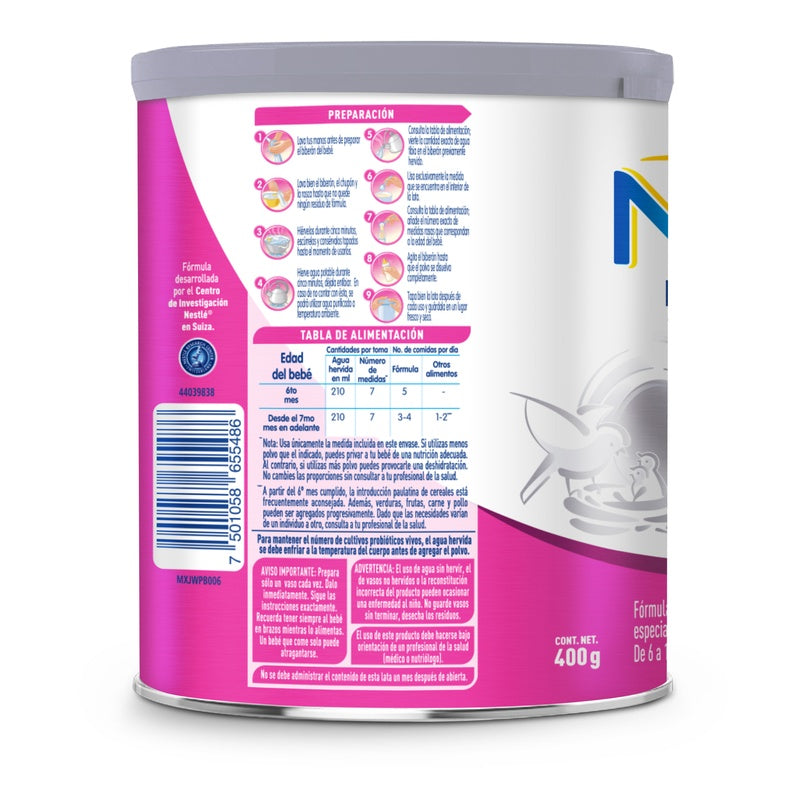 Leche Nan 2 Confort Total 400 Gr 7501058655486 perfil 3