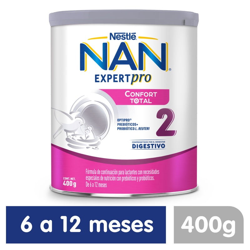 Leche Nan 2 Confort Total 400 Gr 7501058655486 