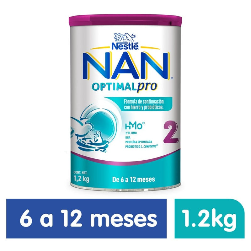 Leche Nan 2 Optipro Lconfort 1.2 Kg