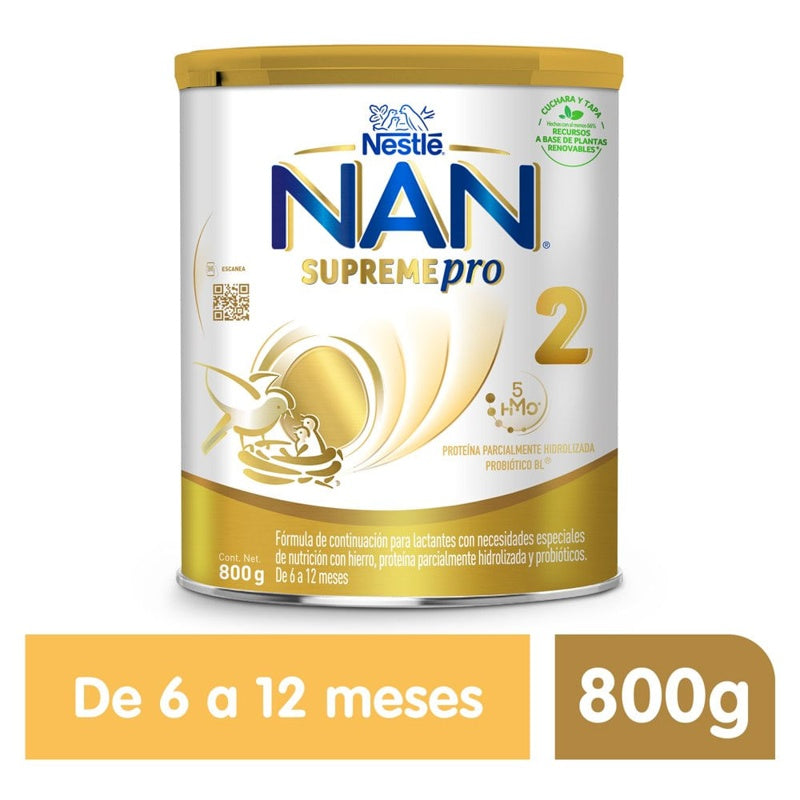 Leche Nan 2 Supreme Pro 800 G