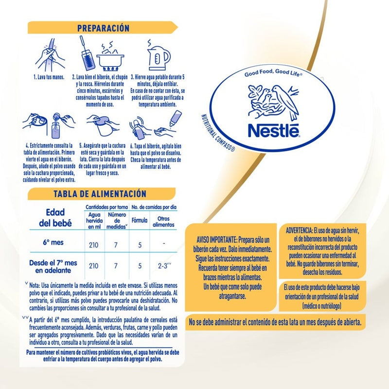 Leche Nan 2 Supreme Pro 800 G