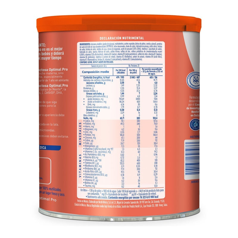 Leche Nan 3 Baja Lactosa 800 Gr 7501058627933 perfil 5