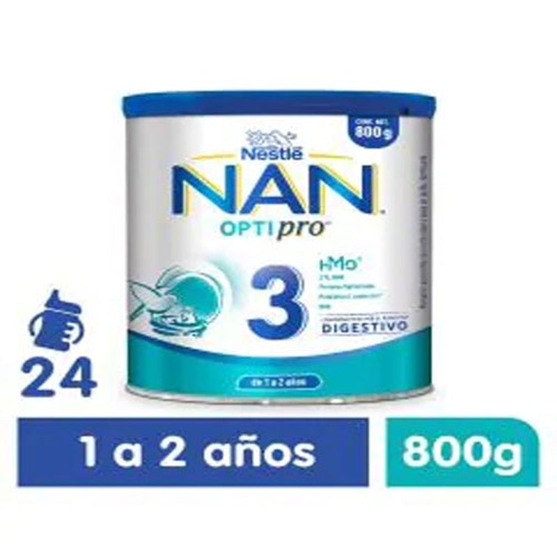 Leche Nan 3 Optimal Pro 800 Gr