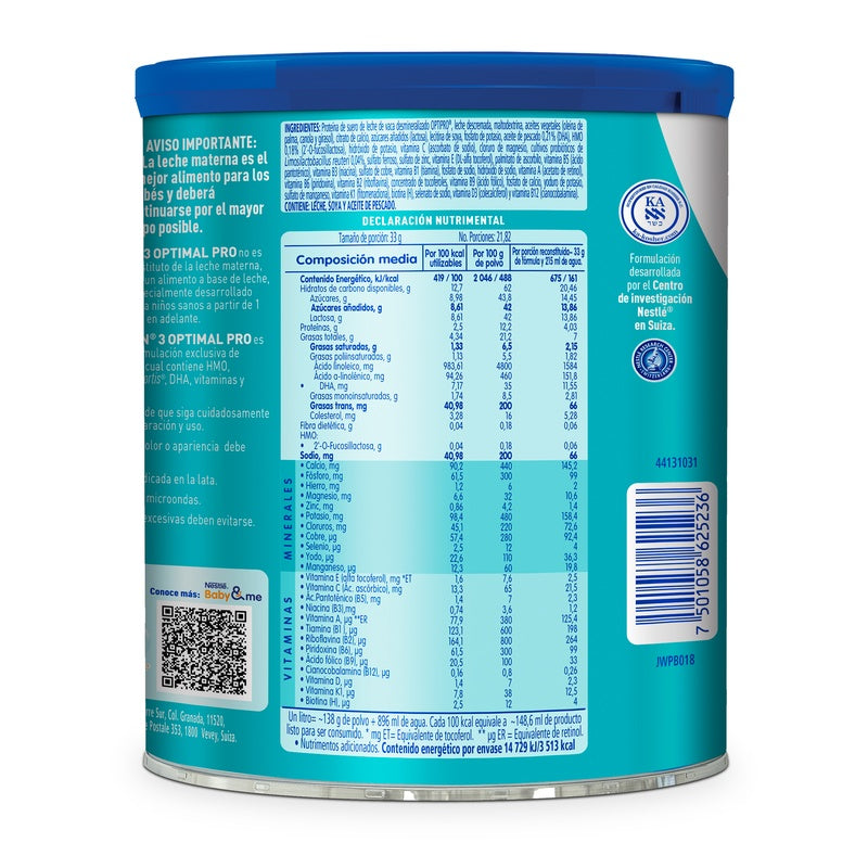 Leche Nan 3 Optipro Lconfort 720 Kg 7501058625236 perfil 11