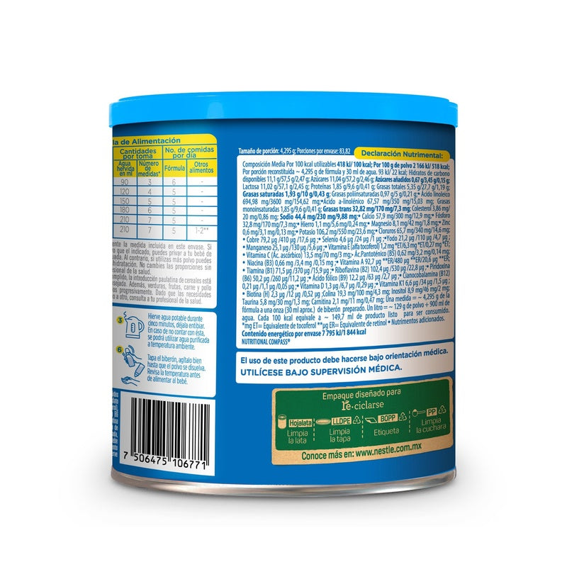 Leche Nidal 1 Bebé Form Lact 0-6M 360 G 7506475106771 perfil 2