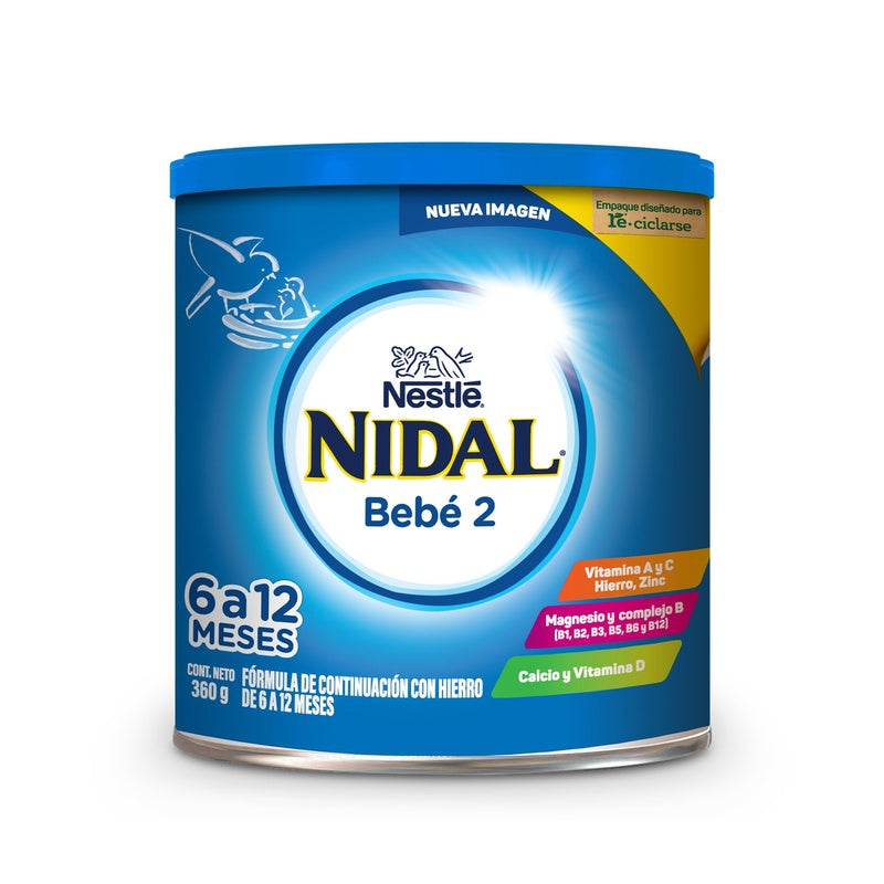 Leche Nidal 2 Bebé Form Lact 6-12M 360 G 7506475106788