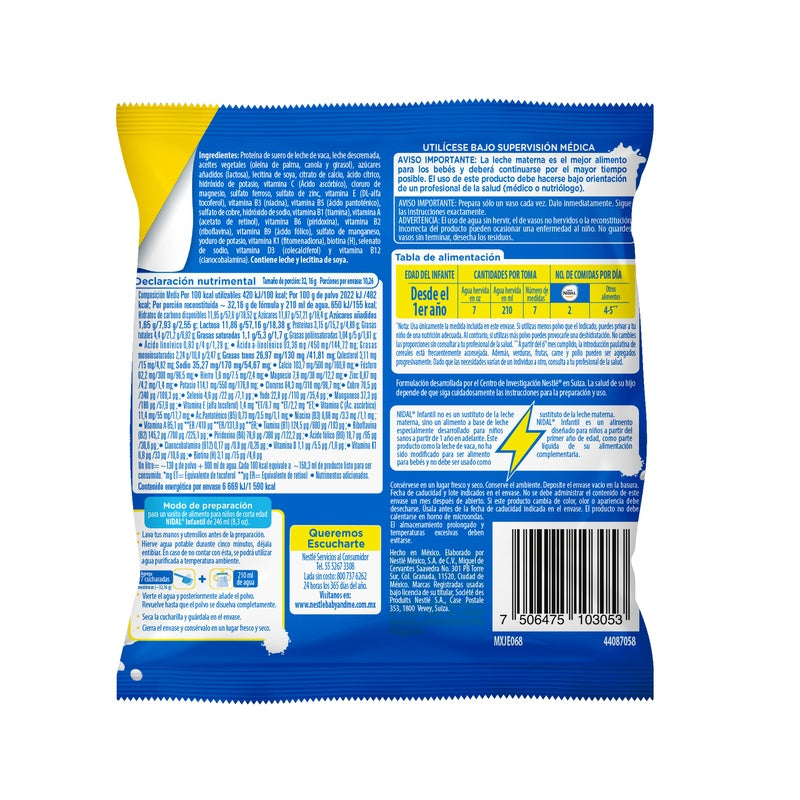 Leche Nidal Infantil 1 Ano 330 G 7506475103053 perfil 3