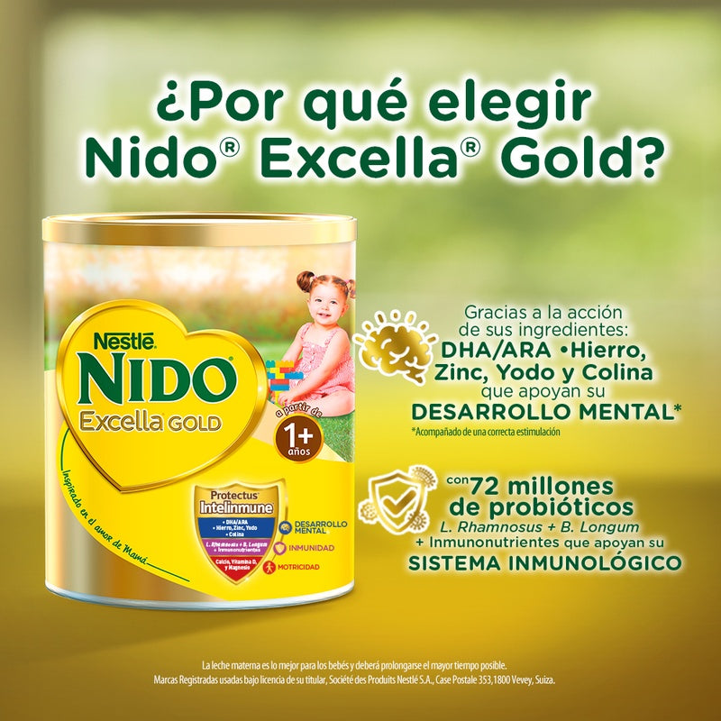 Leche Nido 1+ Excella Gold 1.6Kg 7506475102179 perfil 2