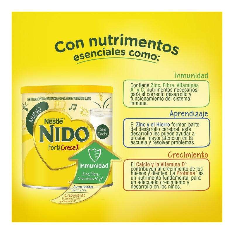 Leche Nido Forticrece Edad Escol 1.08Kg 7506475100588