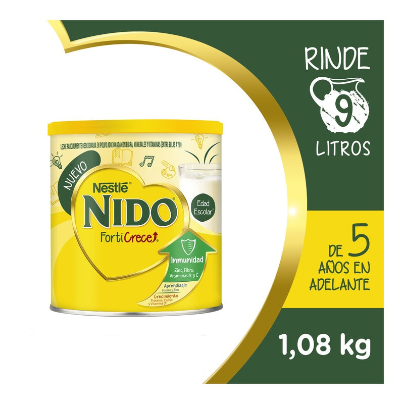 Leche Nido Forticrece Edad Escol 1.08Kg 7506475100588