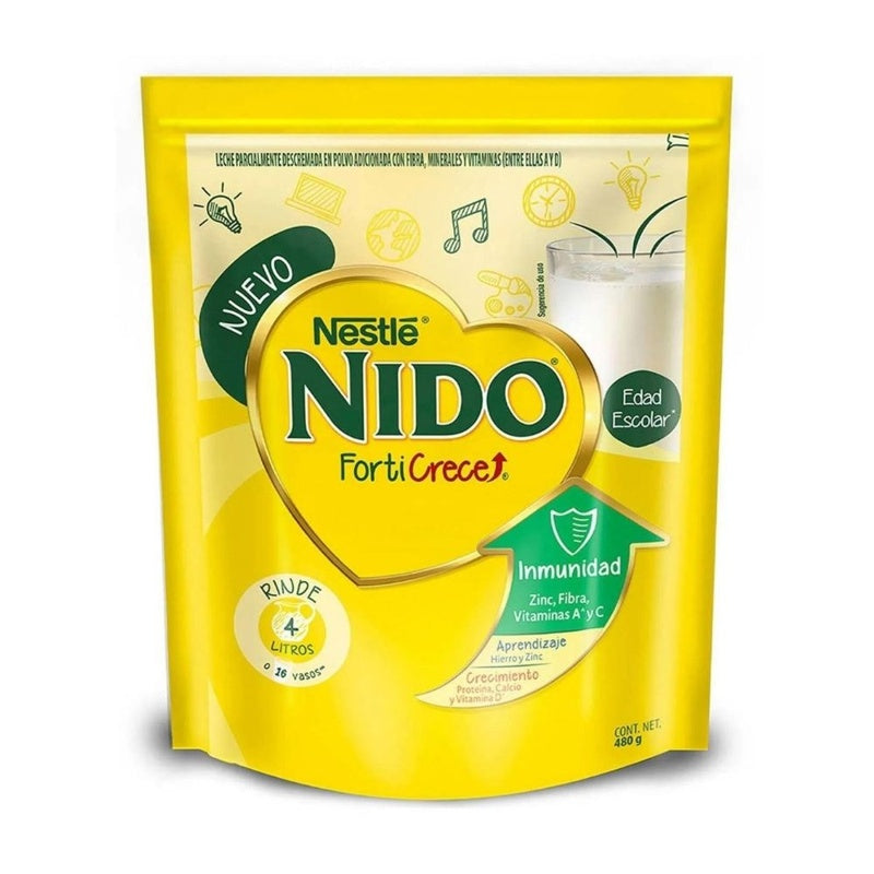 Leche Nido Forticrece Edad Escol 480 G