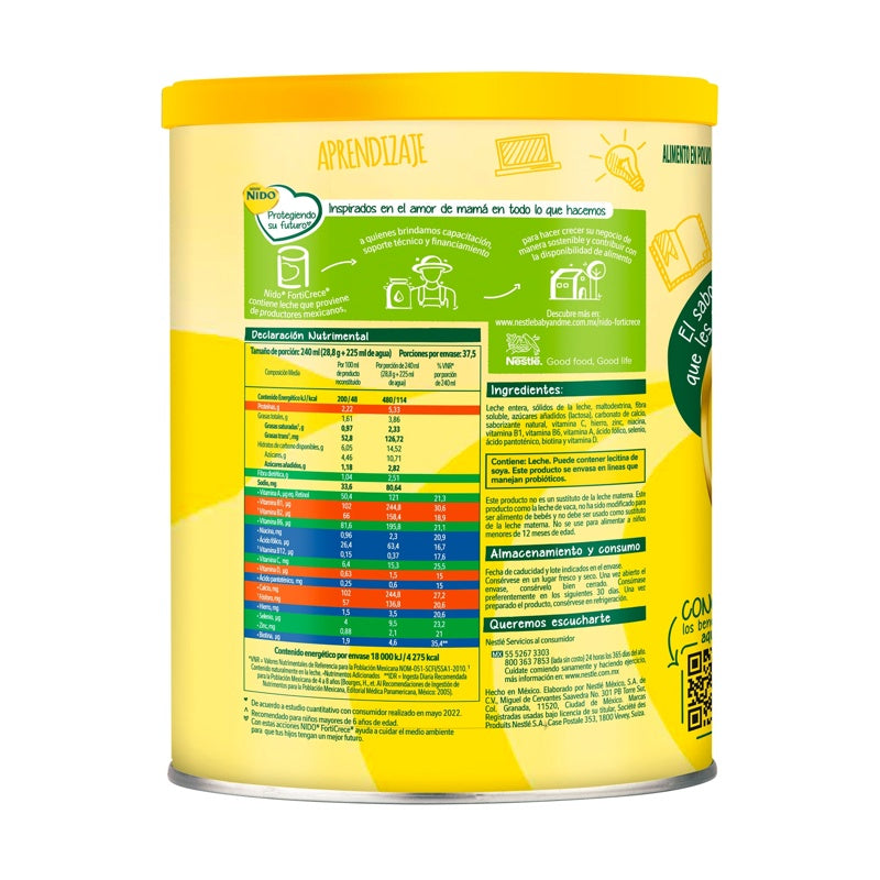 Leche Nido Forticrece Escolar 1.08Kg 5895 perfil 3