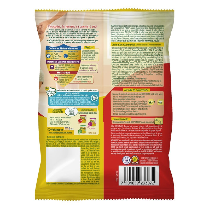 Leche Nido Kinder 144 G 7501059233072 perfil 6