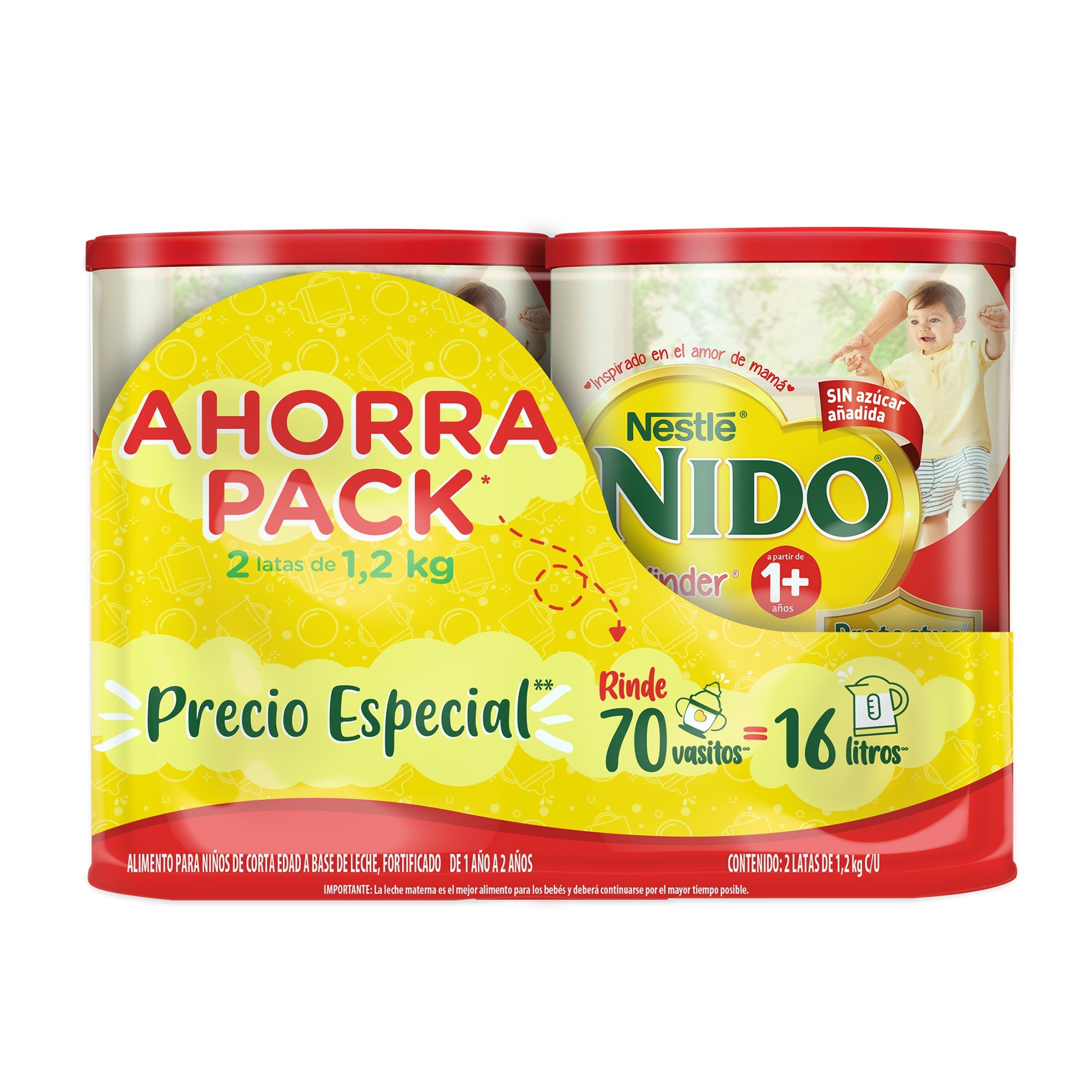Leche Nido Kinder 1 2 kg 2 pack 7506475115469