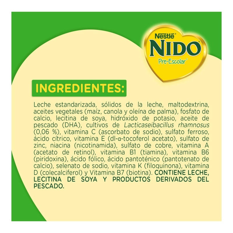 Leche Nido Pre Escolar 2+ 1.5Kg perfil 3